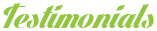 testimonials